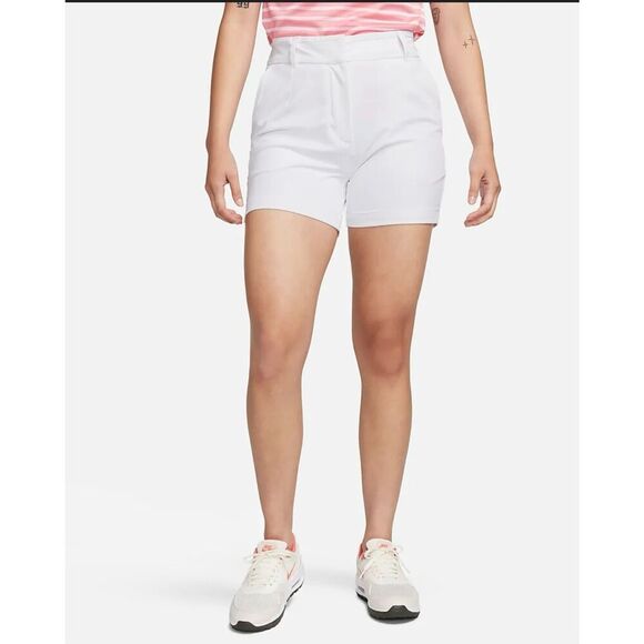 Nike Dri Fit White Victory 5 Inch Shorts Size Medium - Picture 1 of 4